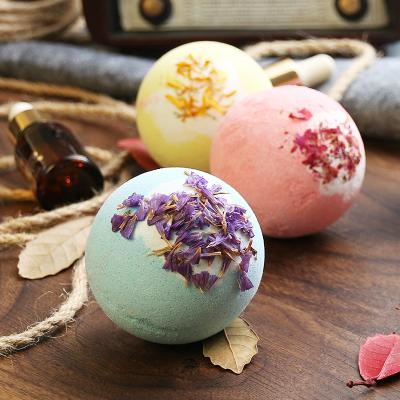 China Bath Cleansing Bombs BONNO Spa Bubble Bath Bomb 60g Wholesale Explosive Salt Ball Bath Body Aromatherapy for sale