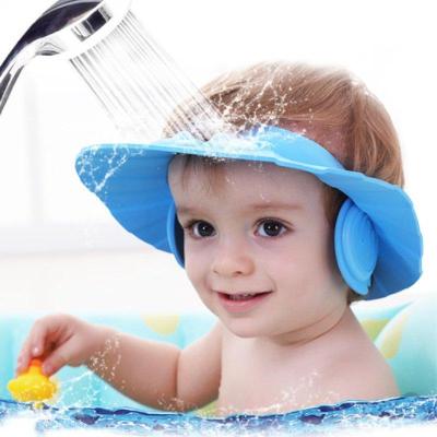 China BONNO Baby Shower Hat Viable Shampoo EVA Shower Cap for sale