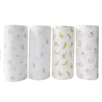 China Kitchen Factory Good Quality Cleaning Custom Printed Hand Kitchen Paper Roll for sale