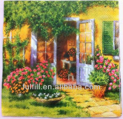 China Colorful napkin decoupage for sale