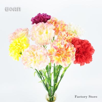 China Prevserved Natural Single Stem Branch Carnation Artificial Flowers For Mother's Day for sale