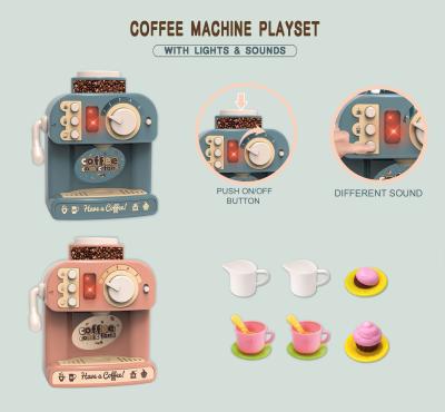 China Multifunctional coffee maker set coffee machine playset kids toys G2105561 for sale