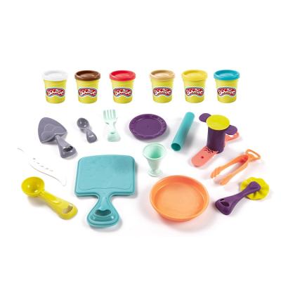 China 19 Pcs Accessories DIY 19 Pcs Colored Mud Play Clay Play Dough Educational Modeling Dough Mud Playdough Tools For Kids for sale