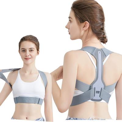 China Best Effective Neoprene Comfortable Adjustable Straightener Posture Corrector Back Double Shoulder Upper Back Brace For Adults for sale