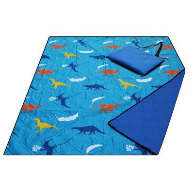 China Custom Wholesale Waterproof and Sandproof Extra Large Custom Oversized Printing Down Picnic Camping Blanket With Water Repllant Backing for sale