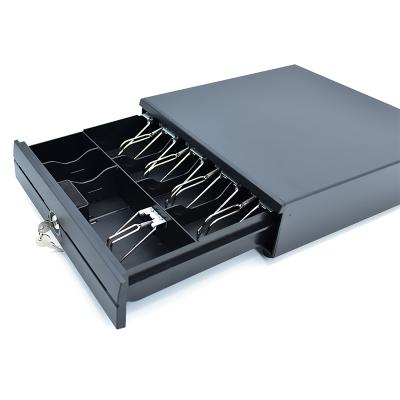 China JJPOS 350 Metal Adjustable Bill POS System RJ11 Register Electronic Cash Drawer for Supermarket for sale