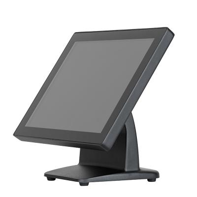 China New Aluminum POS Terminal J1900 Inter POS Machine With Dual 15 Inch Screen For Restaurants, Bars, Pizza, Retail, Grocery Store, Lounges for sale