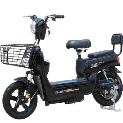 China Factory price 350w 48v lithium battery aluminum scooter electric bike for family for sale