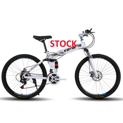 中国 2020 factory price folding mountain bike steel mtb bicycle for men/china fold/26 inch mountain bike steel inclined mountain bike 販売のため