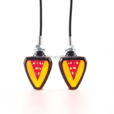 China Plastic Hyderabadu5 Motorcycle Lighting LED Scooter Electric Vehicle Indicator 12V High Quality Motorcycle Modified Turn Signal Light for sale