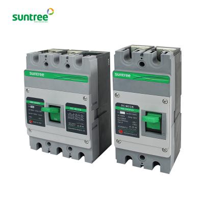 China PV system 3p 1500vdc 20-40ka TUV CE certificate mccb 3pole 125a dc mccb solar breaker for sale