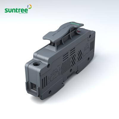 China SOLAR PV 10x38 DC PV Fuse Holder LOW VOLTAGE Detachable Fuse Link Mini Electric Fuse Box for sale