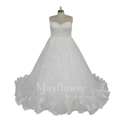 China nerd tube top anti static wedding dress plus size wedding dresses for fat woman for sale