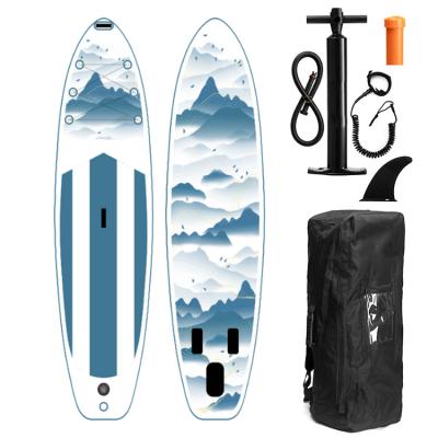 China Double Layer Paddle Board Custom Inflatable SUP Board Touring Rack Unisex SUP Up Paddle Board for sale