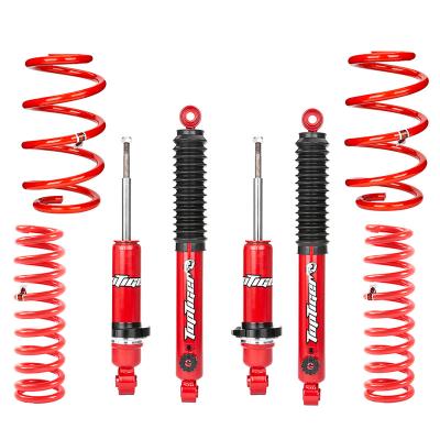 China 05 on NISSAN Navara D40 for NISSAN Navara D40 Nitrogen Gas Charged 4x4 Adjustable Shock Absorbers Coil Springs Suspensions Off Road for sale