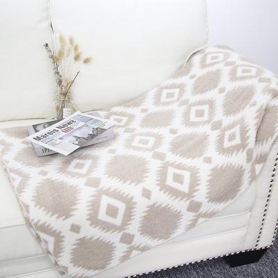 China OEM ODM Mexican Non-Toxic Ultra Soft Thick Thick Geometric Aztec Knit Throw Blanket For Home Decoration Sofa Bedding for sale