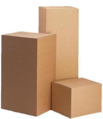 China Disposable Customized Corrugated Carton Box For Clothing / Bulb Packaging for sale