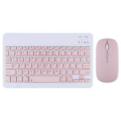 China Mini Wireless BT Keyboard Backlight Wireless Keyboard for Tablet Rechargeable Spanish Keyboard and Mouse ipad Combo for Laptop Computer for sale