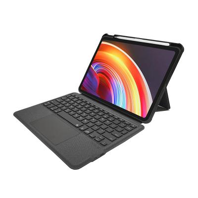 China Victory-Lock Wholesale BT Keyboard Case 10.5 Inch Suction Magnetic TPU Soft Keyboard Tablet Case with Type-C Pen Slot Keyboard for sale