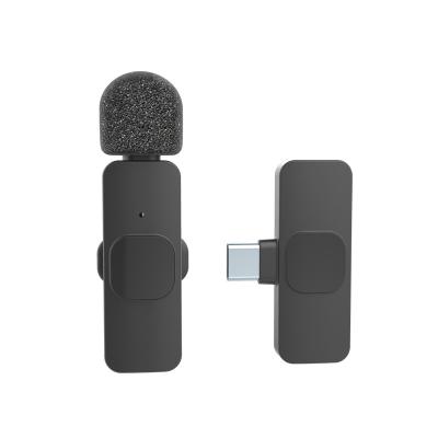 China Mini Portable Plug & Play Audio Video Recording Microphone For Live Broadcast Vlog Noise Canceling Mic Wireless Lavalier Microphone for sale