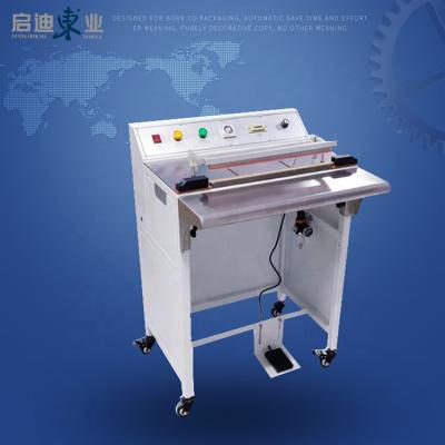 China Semi-automatic Food Sealing Machine Pneumatic Pedal Sealing Machine POF Film Charter Laminating Weapon for sale