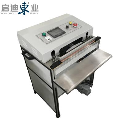 China Cosmetic Pneumatic Food Sealing Machine Pneumatic Film POF Compound Machine Box Sealing Sealing Machine for sale