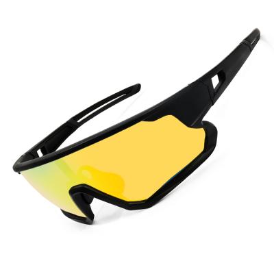 China Anti UV Eco Friendly Cycling Sunglasses Cycling UV Safety Popular Bike Sports Sun Glasses For Men for sale