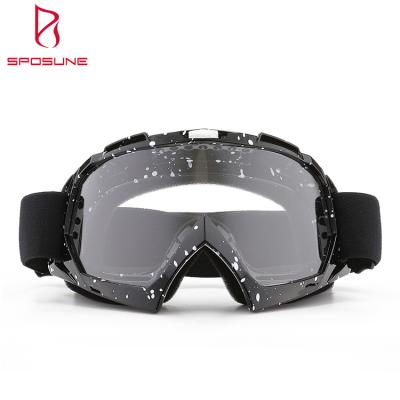 China Factory Cheap Price Fashionable Mens Womens Anti-scratch High Print Off Road Riding Motorcycle Goggles for sale