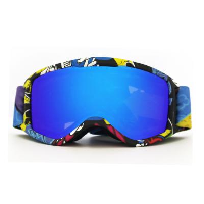 China Custom Brands Full Hd Dex Snow Glass Shock Resistant Anti Ski Goggles For Kids for sale