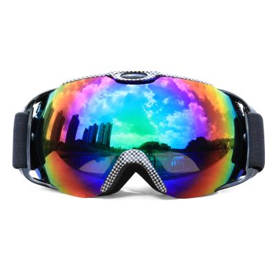 China New Fashion High Impact Anti-scratch Resistance Spherical Glass Polarized Snowboarding Glass Ski Goggles for sale