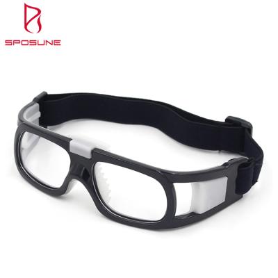 China High Strength Sports Safety Adjustable Impact Football Volleyball Basketball Protective Glasses for sale