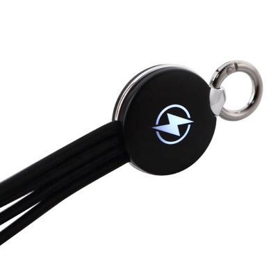 China Multi Function Data Transfer Cable Customized 5 in 1 Charging Cable Lead Customs Logo Quality Advertising Promotion Business Gift Customized Keychain Logo Premium for sale