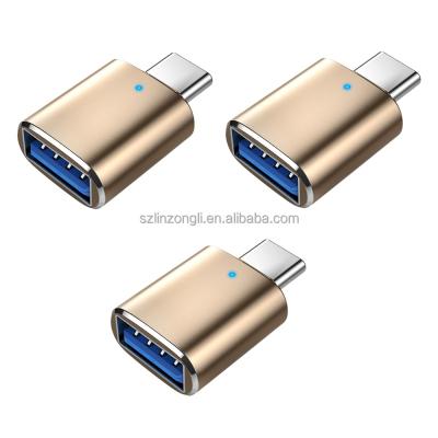 China High Quality Mobile Devices .desk Computer USB2.0 Male To Type C USB3.1 Adapter Adapter Type-C Female To USB-A 2.0 Adapter For Type-C c USB devices for sale