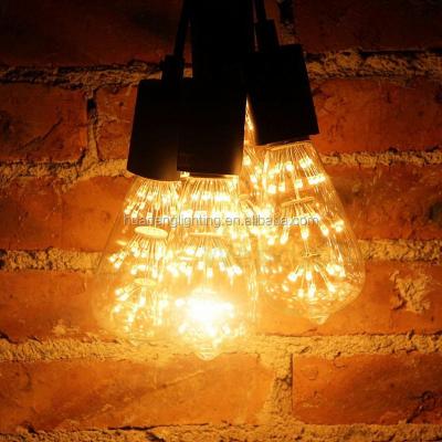 China Commercial decorative warm white led starry led bulb st64 lamp 220v e27 for sale