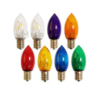 China Garden Christmas Decoration Lighting C9 Led Filament Bulb for sale