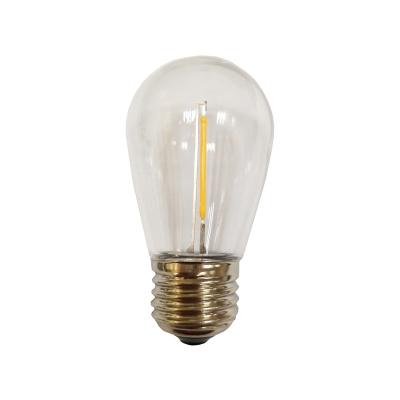 China Garden S14 led edison filament bulb 1w 2700k warm white for sale