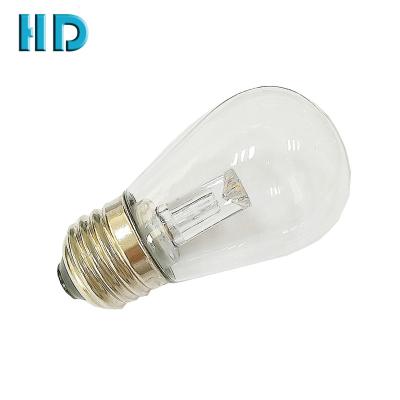 China Garden Outdoor Lighting S14 0.8w E26 E27 Screw Base Lamp Guide Pillar LED Warm White Medium Bulbs for sale