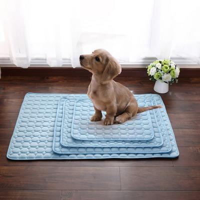 China Cat Mat Cooling Summer Pad Mat Viable For Dogs Cat Blanket Sofa Breathable Dog Bed Summer Washable For Small Medium Large Dogs Car for sale