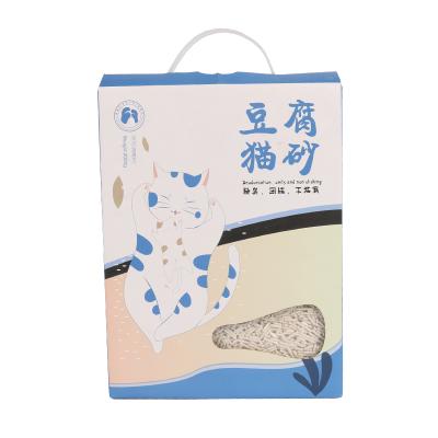 China New Style Tofu Factory Eco-Friendly Cat Litter Natural Sustainable Biodegradable Cat Litter for sale