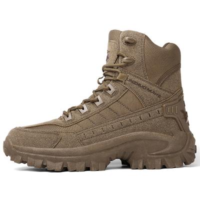 China Factory Exports Jungle Black Sand High Quality Tactical Combat Boots Waterproof High Cut Color Long Tight Zapatos Combat Boots for sale