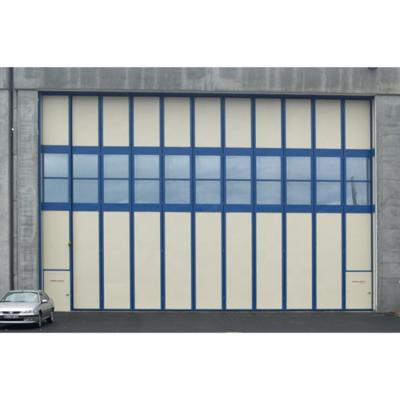 China Sound Insulation Automatic Fast Speed ​​Stacking Exterior Folding Industrial Accordion Doors for sale