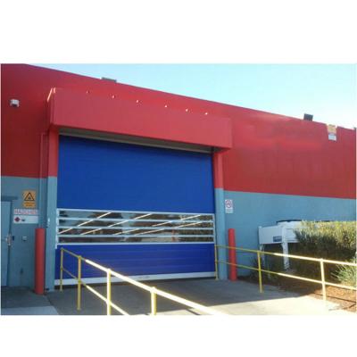 China Cheap Sound Insulation Warehouse Use Aluminum Alloy Frame Plastic Automatic Door for sale