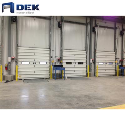 China Modern electric industrial overhead sectional door for sale