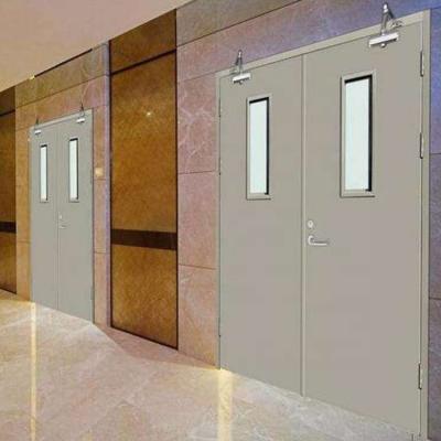 China Modern High Security Shopping Malls Commercial Metal Door Fire Rated for sale