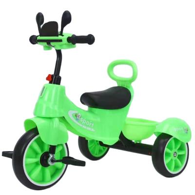 China Ride on Toy New fashion baby tricycle kids steel tricycle with music/plastic tricycle for kids 1-6 years old/cheap baby bicycles mini for sale