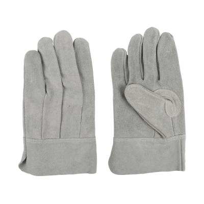 China Durable and comfortable high quality winter men's working grade ab split cow leather palm added safety driver gloves for sale