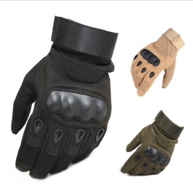 China Nylon+TPR Men's Police Army Hand Fitness Mountaineering Touch Screen Protector Full Finger Military Finger Tactical Gloves for sale