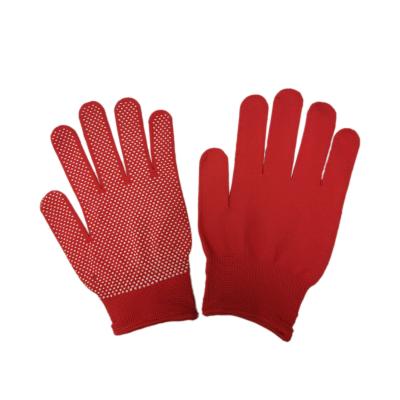 China Soft and comfortable to wear. cheap safety cotton comfortable pvc material anti-jump in point used gloves for normal operation for sale