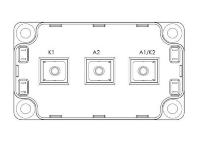 China 1200V Automotive IGBT Modules MSCDC450A120AG Rectifiers Diode Arrays Module 450A Te koop