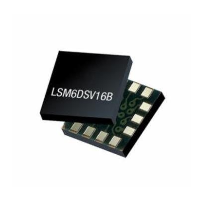 China Sensor IC LSM6DSV16BTR IMU de 6 ejes con fusión de sensores y características audibles para TWS en venta